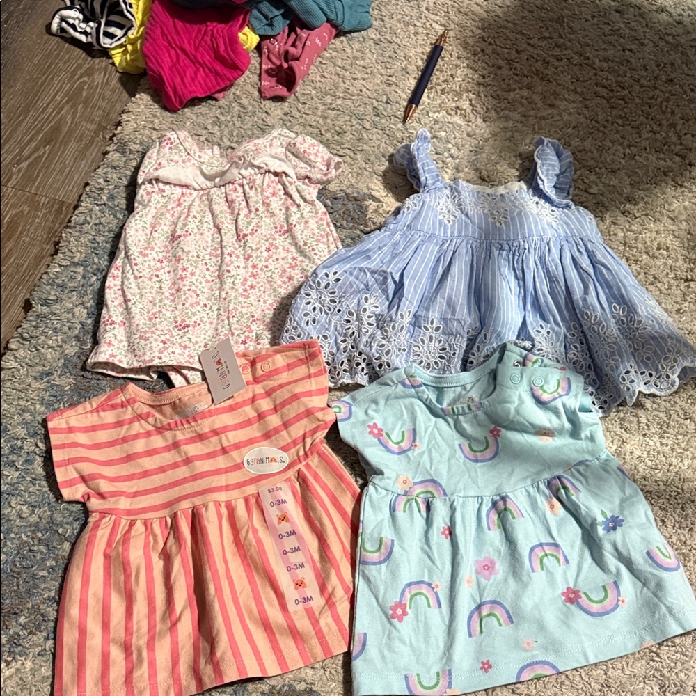 Charming Kids Dress Collection - Stripes and Rainbows